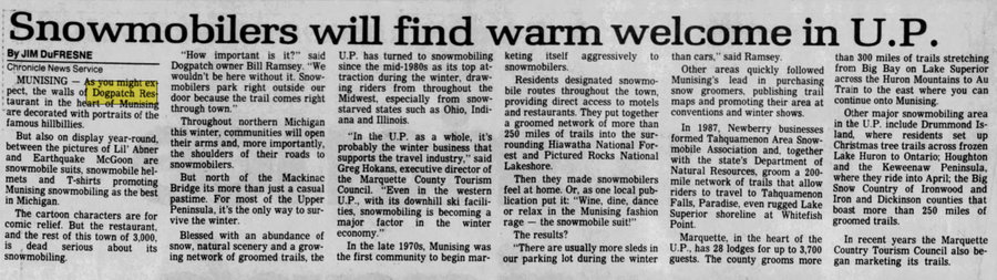 Dogpatch Restaurant - Dec 01 1991 Article (newer photo)